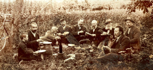 Landpartie in Flemlingen ca 1900